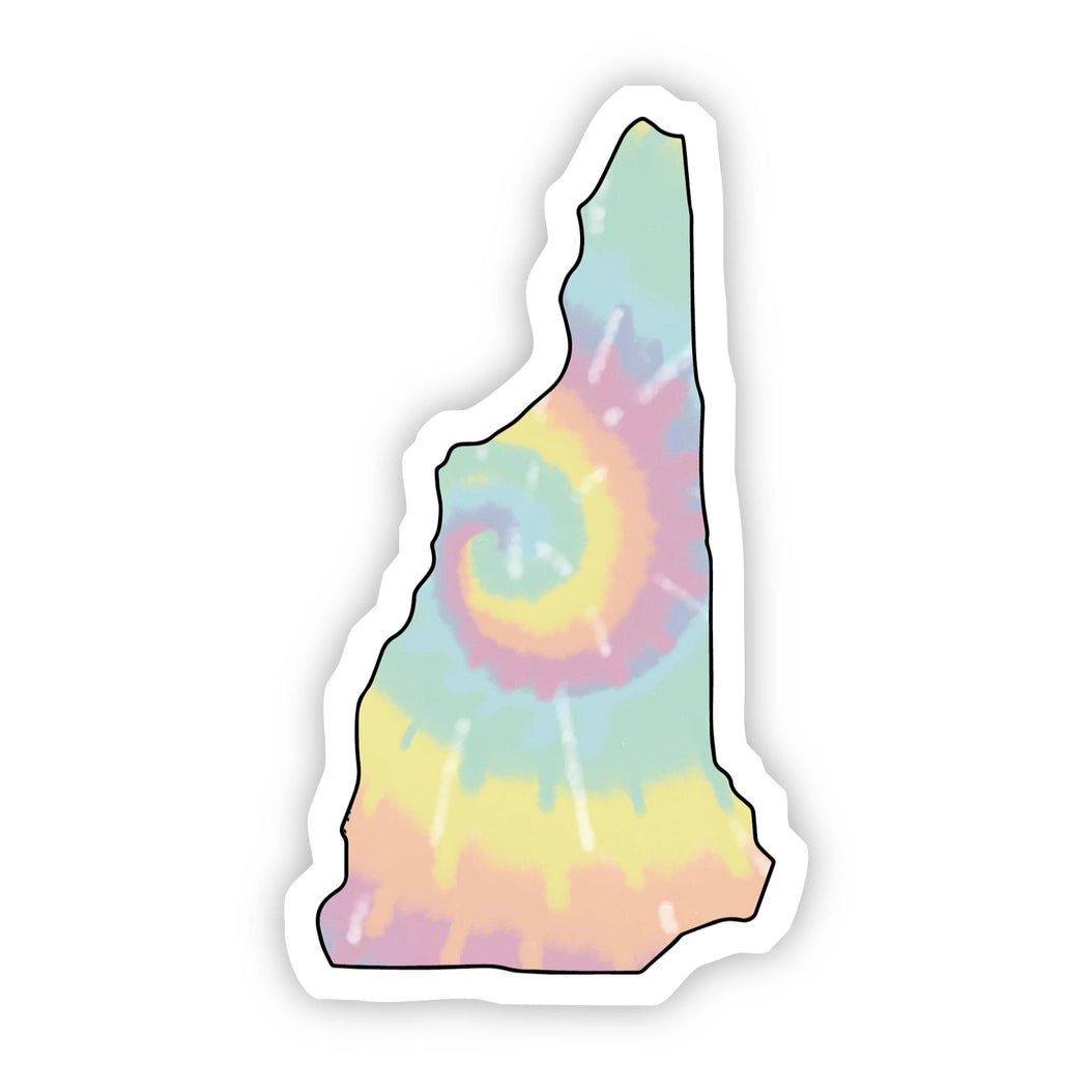 New Hampshire Tie Dye Sticker