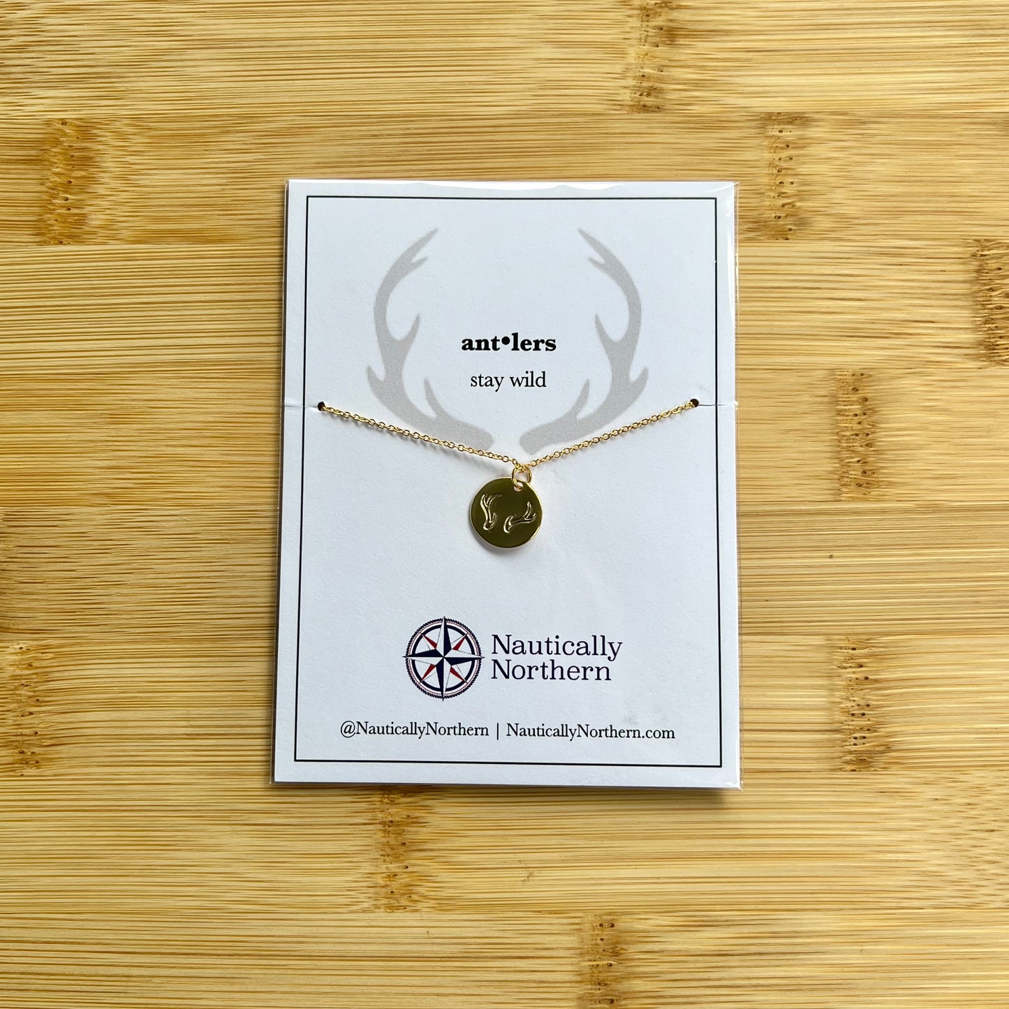 Antler Charm Necklace