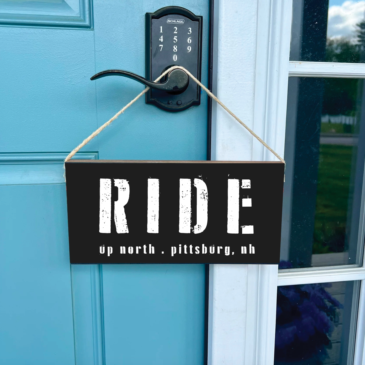 RIDE Up North - Charity Sign
