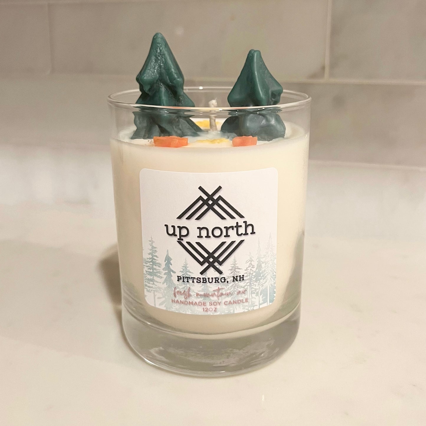 Up North Tree Topper Fancy Candle 12oz