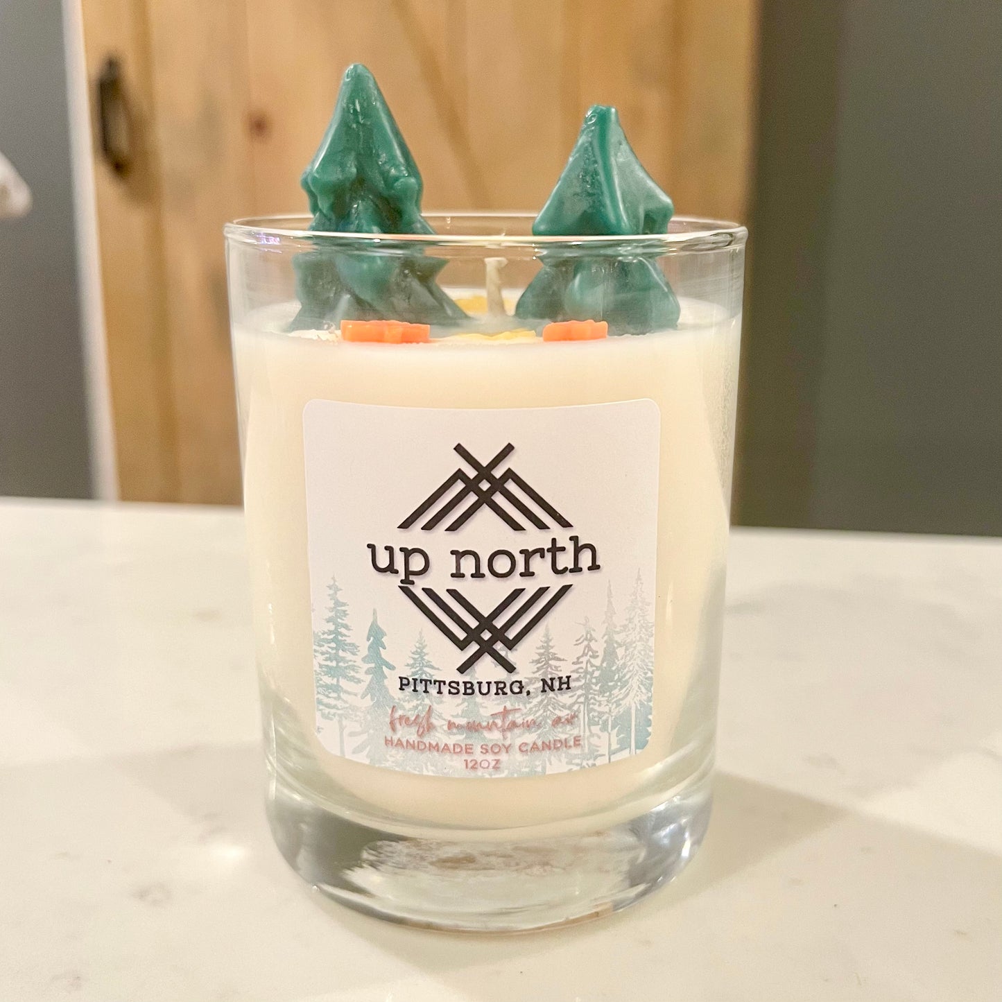 Up North Tree Topper Fancy Candle 12oz