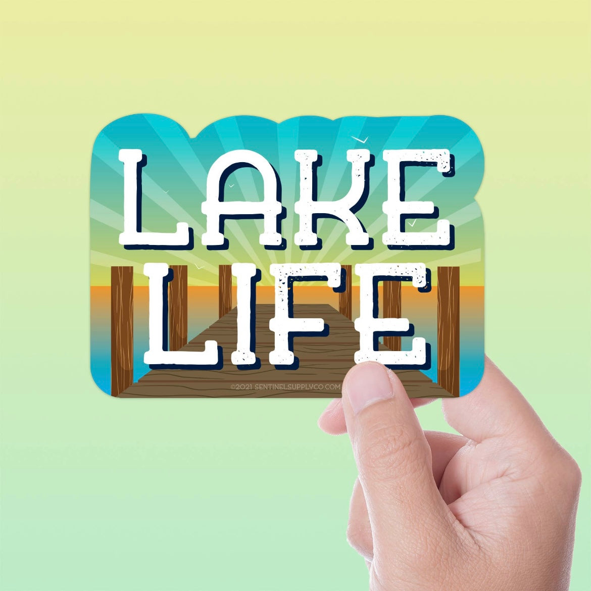 Sticker, Lake Life