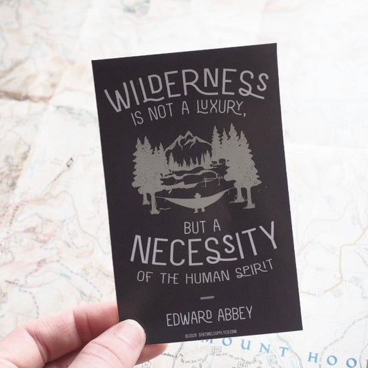 Sticker, E Abbey Wilderness